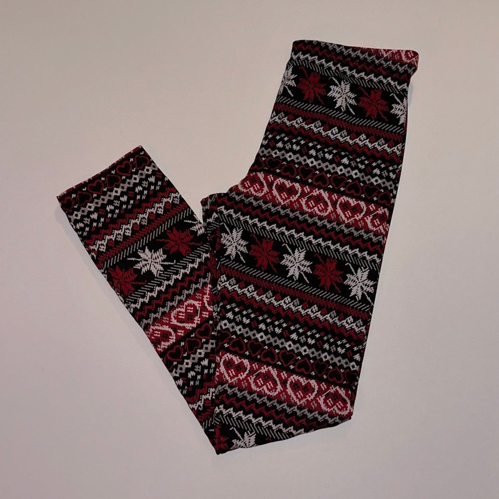 GIRLS CHRISTMAS LEGGINGS